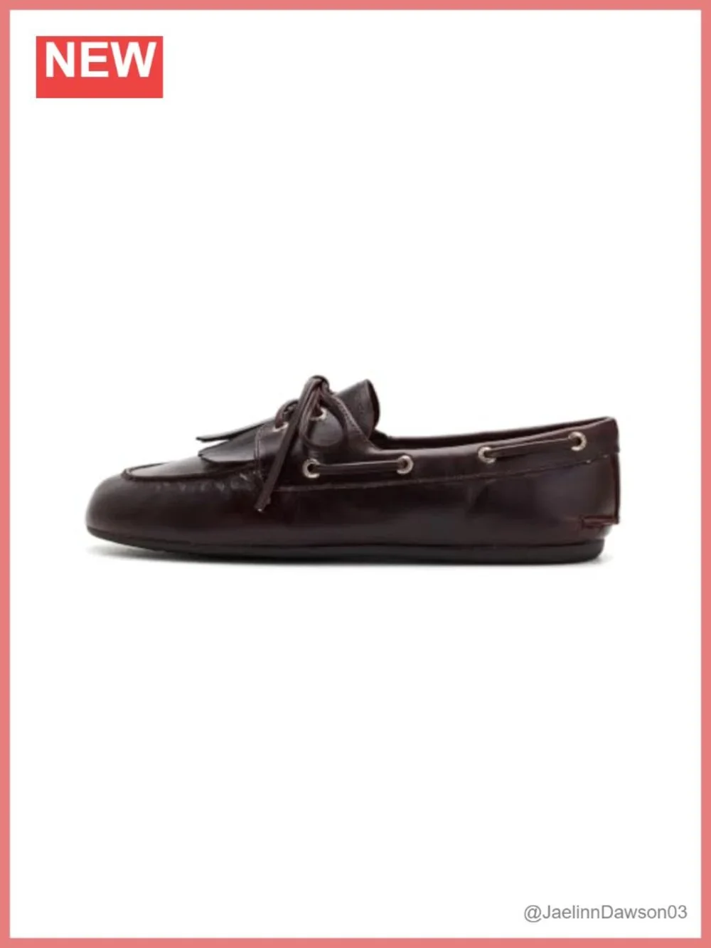 Leather Low Top Slip-On Boat Shoes Women's Round Toe Flat